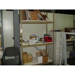 3'X8' TAN SHELVING UNIT