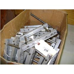 BOX OF ALUMINUM BRACKETS