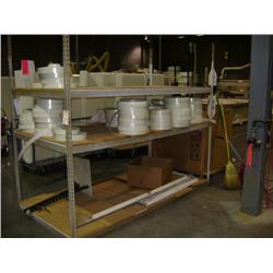 8'X4'X8' BROWN METAL SHELVING UNIT