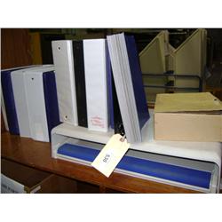 LOT OF NOTEBOOKS/BINDERS