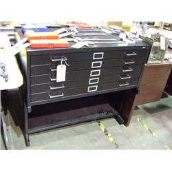SAFCO 5-DRAWER MAP FILE CABINET