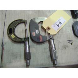 LOT OF 2 SPI AND UNKNOWN 1" MICROMETERS