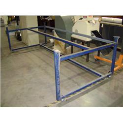 5'X10' BLUE MATERIAL FRAME