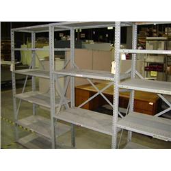 36"X16"X6' GREY METAL SHELVING UNIT