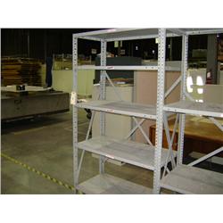 36"X16"X6' GREY METAL SHELVING UNIT