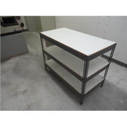 2' X 4' X 3' METAL & WOOD SHELVING UNIT