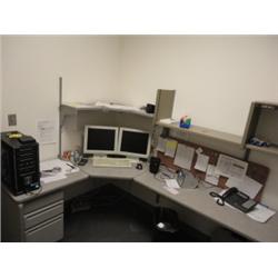 MODULAR CORNER SYSTEM DESK - COMPUTER NOT INCLUDED