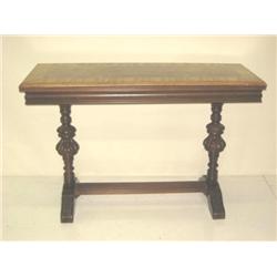 Mahogany & rosewood banded liv-dine table
