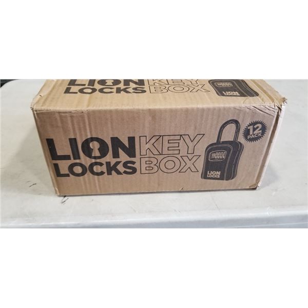 LION LOCKS KEY BOX 12 PACK