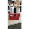 Image 1 : TOTE OF PALLET SHRINK WRAP