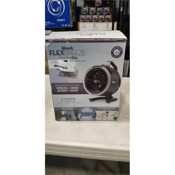 SHARK FLEXBREEZE HYDROGO HIGH VELOCITY INDOOR/OUTDOOR FAN