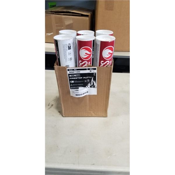 6 NEW TUBES OF SPECSEAL FIRESTOP PUTTY, 20 OZ TUBES RETAIL $55 EACH