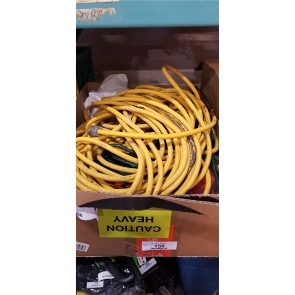 TRAY OF HEAVY DUTY EXTENSION CORDS