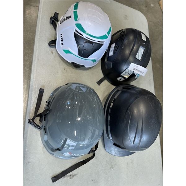 4 SAFETY HELMETS