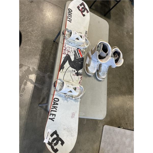 C MLF SNOWBOARD WITH BINDINGS & BOOTS