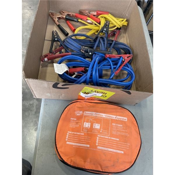 4 HEAVY DUTY JUMPER CABLE SETS