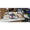 Image 1 : 6 TENNIS RACKETS AND 2 CASES