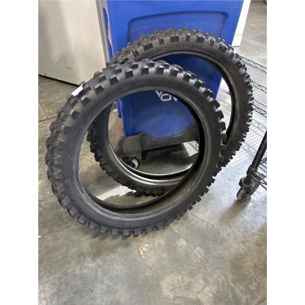 PAIR OF PIRELLI DIRT BIKE TIRES