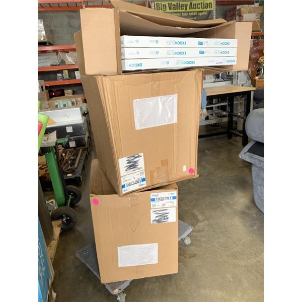 3 BOXES OF NEW COMMERCIAL HVAC FILTERS