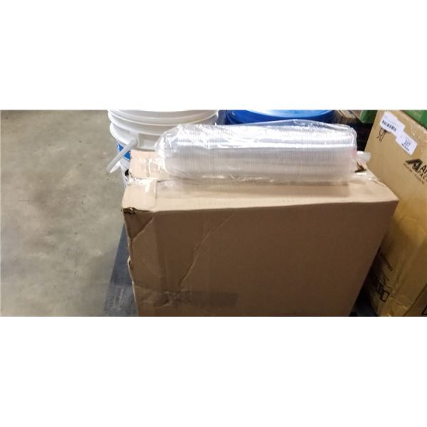 NEW CASE OF POLAR CLEAR PLASTIC DIP CUPS