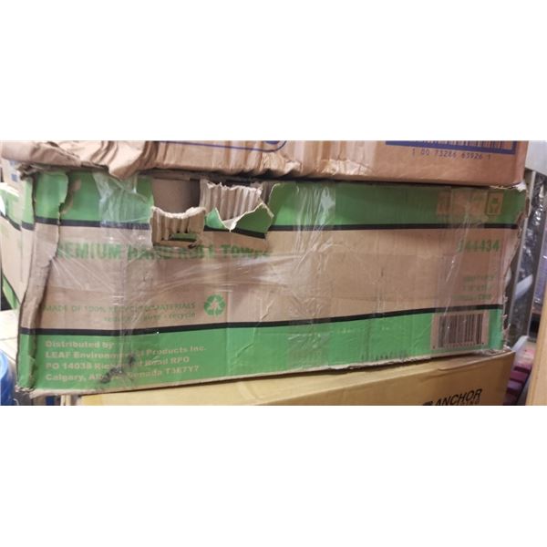 NEW CASE OF PREMIUM HAND ROLL TOWEL, KRAFT 1 PLY, 6 ROLL SOF 800FT EACH
