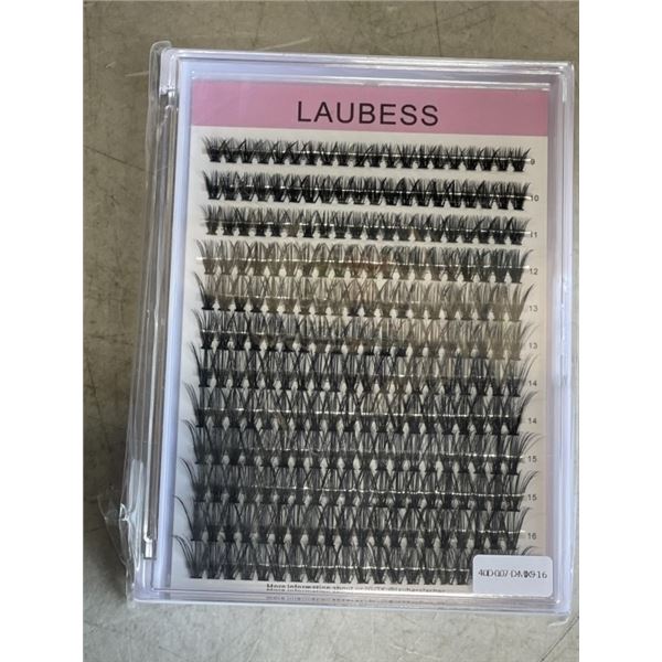 LARGE CASE OF LAUBESS LASH CLUSTERS. 144 PCS PER PACK. 10 PACKS PER BOX. 27 BOXES PER CASE