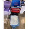 Image 3 : LOT OF STORAGE BINS AND TOTES