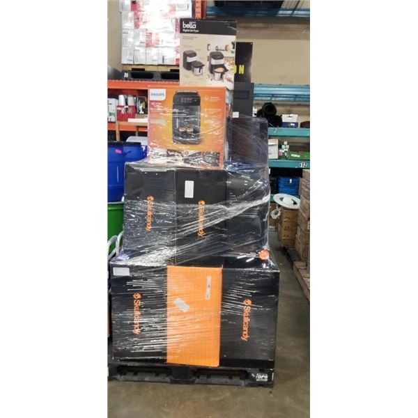 HUGE PALLET OF STORE RETURN GOODS INCLUDING SKULLCANDY SPEAKERS, APPLIANCES AND ROBOT VACUUMS