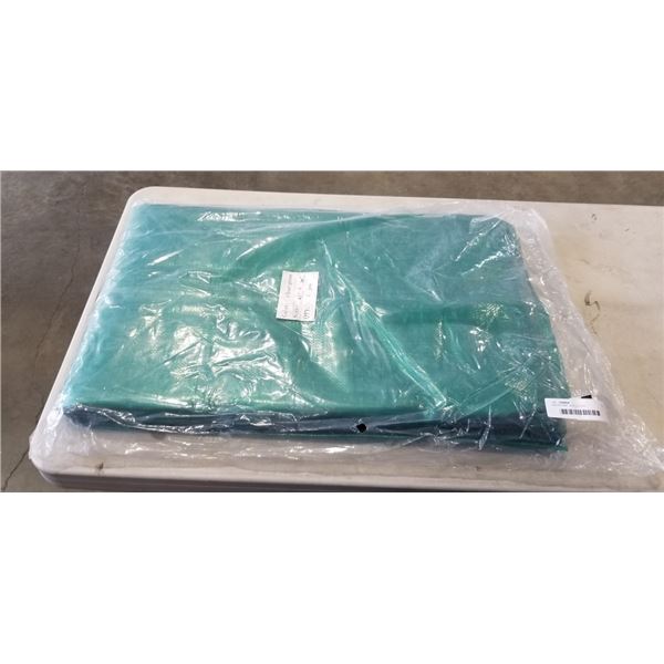 GREEN TARP. SIZE 31' X 20'