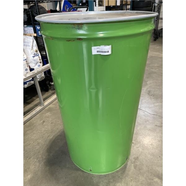100 LITRE FOOD GRADE STEEL DRUM WITH LID
