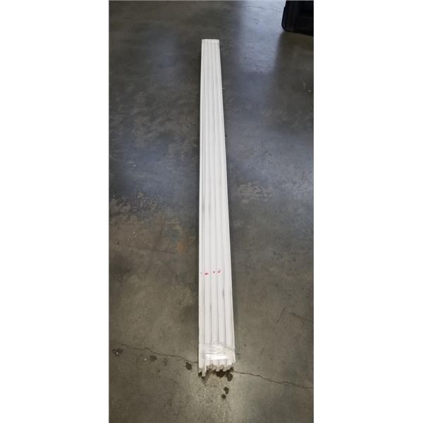 NEW 10 PCK 8FT WHITE BASEBOARD MOULDING