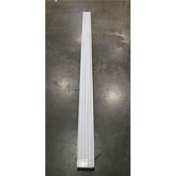 NEW 10 PCK 8FT WHITE BASEBOARD MOULDING