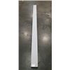 Image 1 : NEW 10 PCK 8FT WHITE BASEBOARD MOULDING