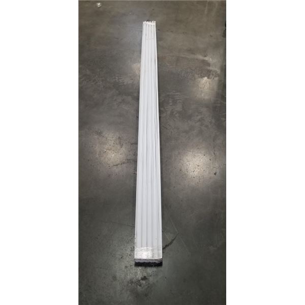 NEW 10 PCK 8FT WHITE BASEBOARD MOULDING