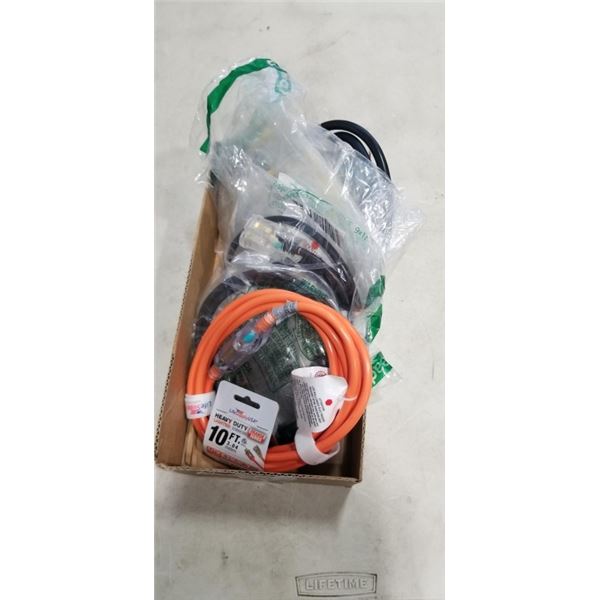LARGE LOT OF 16AWG/3C EXTENSION CORDS