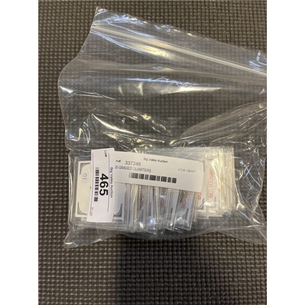 20 GRADED QUARTERS