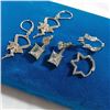 Image 1 : 3 PAIRS OF SILVER EARRINGS