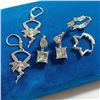 Image 3 : 3 PAIRS OF SILVER EARRINGS