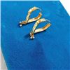 Image 1 : PAIR OF 18K GOLD OVERLAY EARRINGS