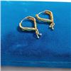Image 3 : PAIR OF 18K GOLD OVERLAY EARRINGS