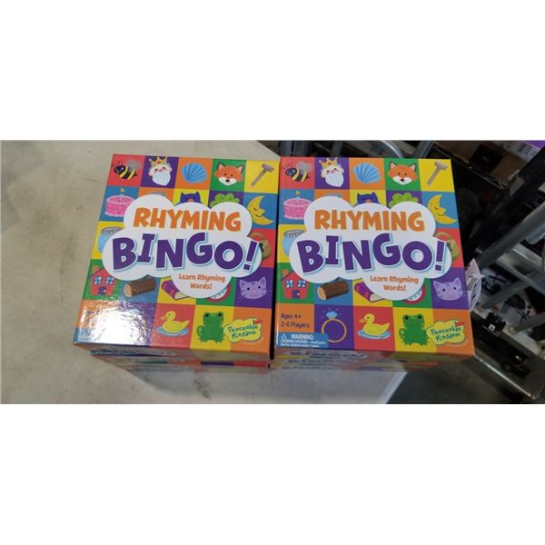8 RHYMING BINGO GAMES