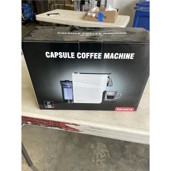 NEW CAPSULE COFFEE MACHINE