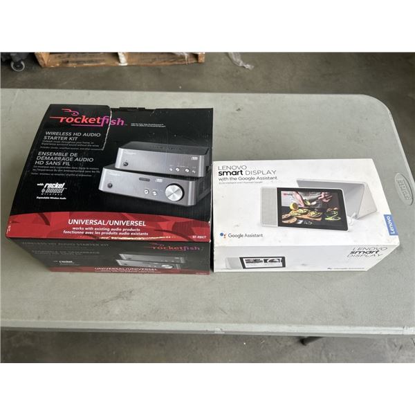 ROCKET WIRELESS HD AUDIO STARTER KIT AND LENOVO SMART DISPLAY