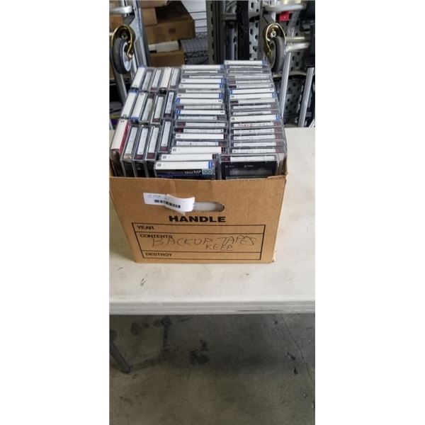 BOX OF VIDEO 8 TAPES