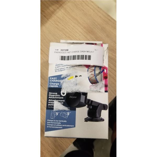 ENERGIZER FAST CHARGE DASH MOUNT WIRELESS CHARGER