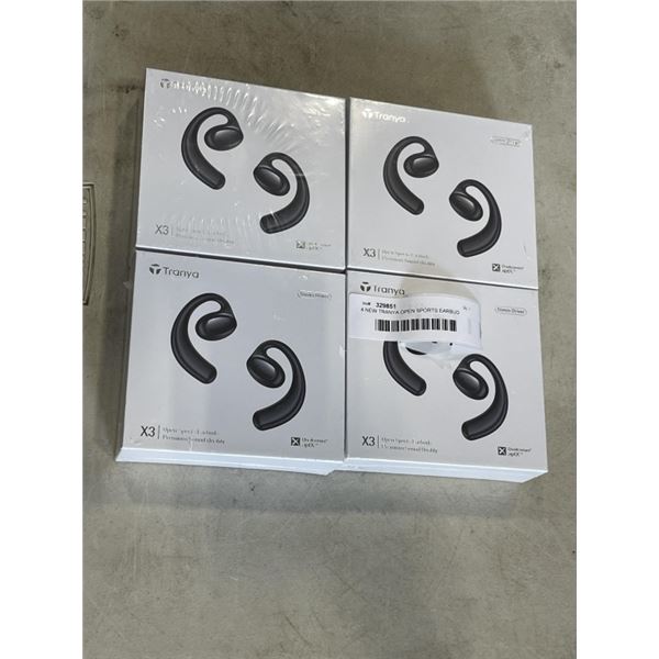 4 NEW TRANYA OPEN SPORTS EARBUD