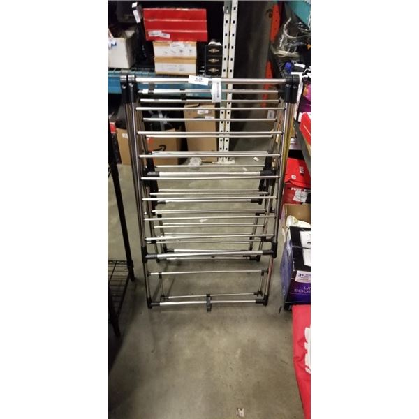 FOLDING CHROME DRYING RACK