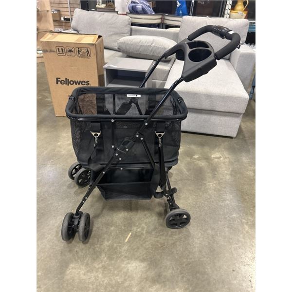 FOLDING SHOPPING CART WITH LIFT OUT BASKETS