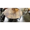 Image 1 : RUSTIC LOOK ROUND COFFEE TABLE