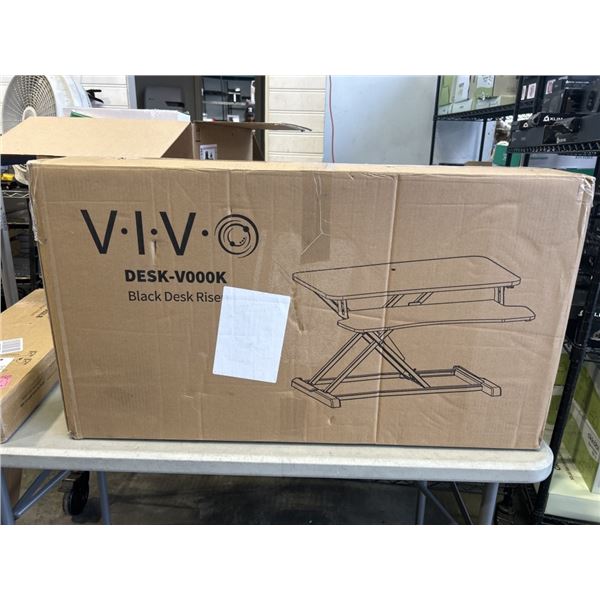 VIVO BLACK DESK RISER